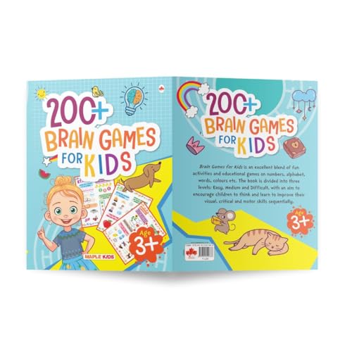 Brain Boosting Activity Book for Kids – 200+ Activities for Age 3+ -  Early Learning in Sri Lanka from Arcade Online Shopping - Just Rs. 1490!
