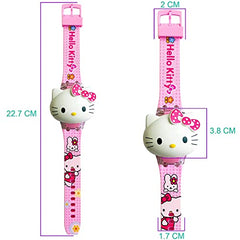 SHASHIKIRAN® Watch for Kids on The Theme of Hello Kitty Light Glowing Watch with Music Tune and Face Cover Multicolor Led Digital Light Kid Watch(3-9 Year -  kids watches in Sri Lanka from Arcade Online Shopping - Just Rs. 5594!