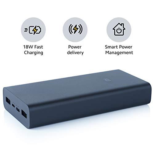 MI Power Bank 3i 20000mAh Lithium Polymer 18W Fast Power Delivery Charging | Input- Type C | Micro USB| Triple Output | Sandstone Black -  Power Banks in Sri Lanka from Arcade Online Shopping - Just Rs. 14900!