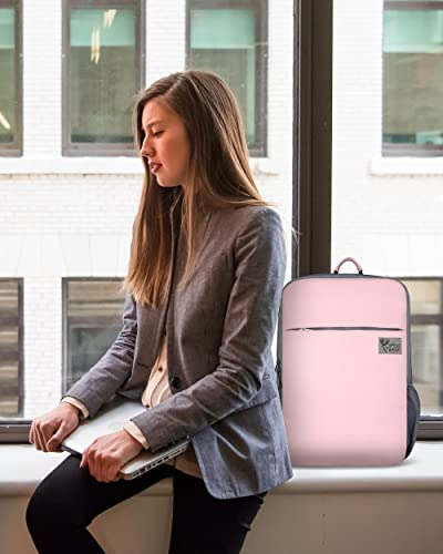 SPENZ BAGS Travel Laptop Backpack for Women & Men|Carry On Bag, College & School Students Bookbag With Raincover-Baby Pink -  Laptop Backpacks in Sri Lanka from Arcade Online Shopping - Just Rs. 7733!