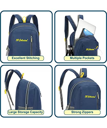 SBCOLLECTION Casual Premium 21 L Laptop Backpack Compact Size Water-Resistance For/Office Bag/School Bag/College Bag/Business Bag/Unisex Travel Backpack (Mat Blue) -  School Bags in Sri Lanka from Arcade Online Shopping - Just Rs. 3056!