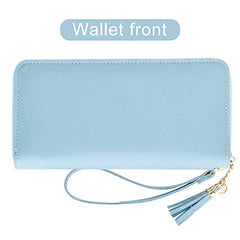 PALAY® Women's Long Wallet Tassel PU Leather Multi- Slots Girls Zipper Coin Large Purse For Girls -  Women's Wallets in Sri Lanka from Arcade Online Shopping - Just Rs. 4744!
