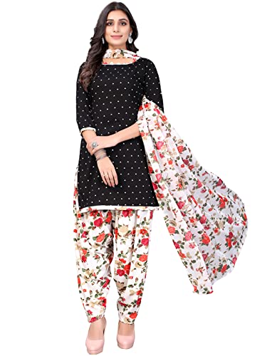 Satrani Women's Crepe Printed Unstitiched Dress Material(1122DN977_Black2) -  Shalwar Materials in Sri Lanka from Arcade Online Shopping - Just Rs. 4044!