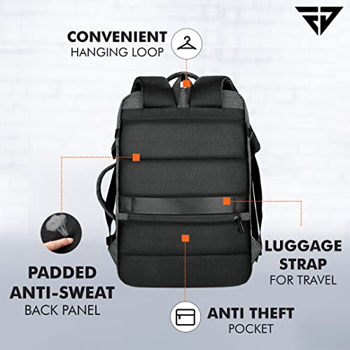 FUR JADEN 40L Weekender Travel Laptop Backpack with Anti Theft Pocket, Organizer, 15.6 Inch Padded Laptop Sleeve and Dual Handles (D.Grey) -  Backpacks in Sri Lanka from Arcade Online Shopping - Just Rs. 9222!