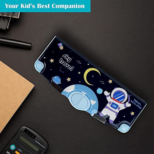 Apkey Brand® Space Blue Pencil Box for Children, Many Function and Departments, Special Buttons Operated Pencil Box -  Pencil Case in Sri Lanka from Arcade Online Shopping - Just Rs. 4033!