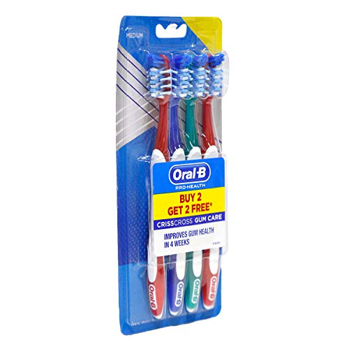 Oral B Pro-Health Gum Care Toothbrush, Medium, Manual, Adult (Buy Two Get Two Free) Multicolor -  Manual Toothbrushes in Sri Lanka from Arcade Online Shopping - Just Rs. 2003!