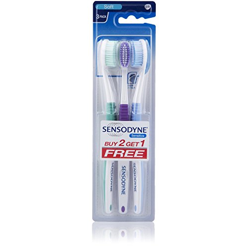 Sensodyne Sensitive Toothbrush Soft Sensitive Teeth - (Pack of 3) -  Manual Toothbrushes in Sri Lanka from Arcade Online Shopping - Just Rs. 1507!