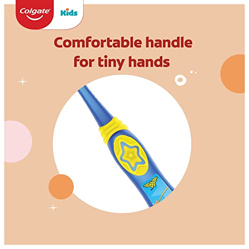 Colgate Kids Wonder Woman Extra- Soft Toothbrush (5+ Years) - 1 Pc (Pack of 3) -  Manual Toothbrushes in Sri Lanka from Arcade Online Shopping - Just Rs. 2197!