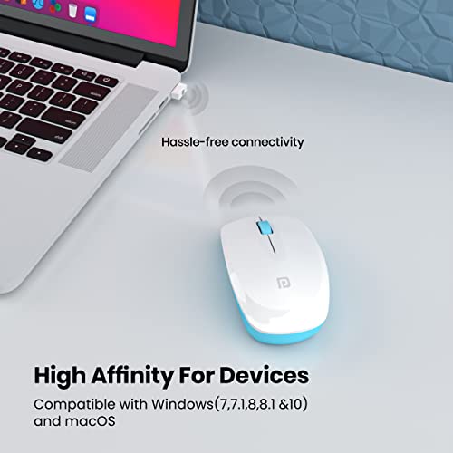 Portronics Toad 25 Wireless Optical Mouse with 2.4GHz, USB Nano Dongle, 1200 DPI Resolution, Optical Orientation for Laptops, Desktops & Macbooks(White) -  Mouse in Sri Lanka from Arcade Online Shopping - Just Rs. 3393!