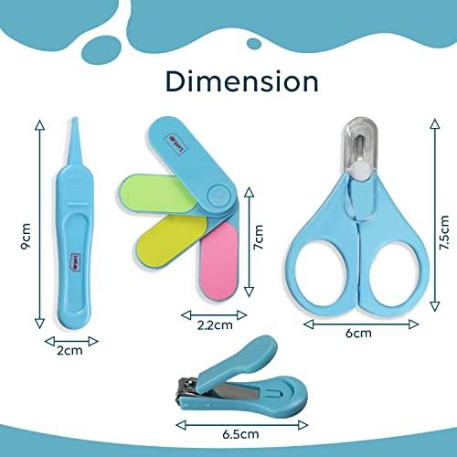 Luv Lap Baby Grooming Scissors & Nail Clipper Set/Kit, Manicure Set, 4pcs, Blue, 0m+ -  Baby Nail Care in Sri Lanka from Arcade Online Shopping - Just Rs. 2200!