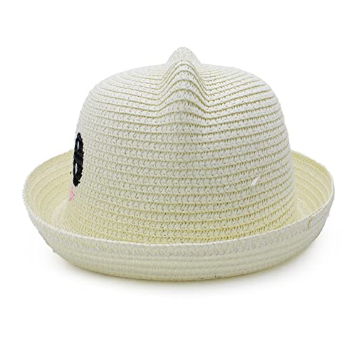 VRITRAZ Kids Summer Fashion Straw Bucket Cap, Suitable for 3-12 Year Hat (White) -  Kids Caps in Sri Lanka from Arcade Online Shopping - Just Rs. 3637!