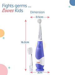 LuvLap Joy Baby Sonic Infant and Toddler Electric Toothbrush for Ages 0-3 Years (Purple) -   in Sri Lanka from Arcade Online Shopping - Just Rs. 4900!