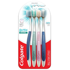 Colgate Gentle Enamel Ultra Soft Bristles Manual Toothbrush for adults, 4 Pcs (Buy2 Get 2), Soft Bristles for Enamel Care,Multicolor -  Manual Toothbrushes in Sri Lanka from Arcade Online Shopping - Just Rs. 2209!