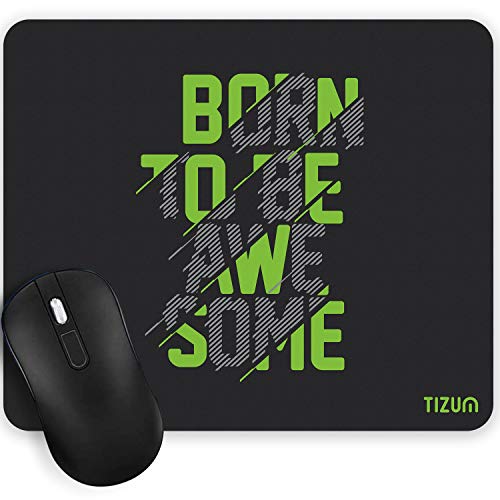 Tizum Mouse Pad/Computer Mouse Mat with Anti-Slip Rubber Base | Smooth Mouse Control | Spill-Resistant Surface for Laptop, Notebook, MacBook Pro, Gaming, Laser/Optical Mouse, 9.4”x 7.9”, Black -  Mouse Pads in Sri Lanka from Arcade Online Shopping - Just Rs. 2417!