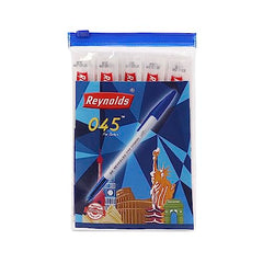 Reynolds 045 Ball Pen Refills Pouch of 20 Units - Blue | Sharp Tip for Precision Writing | Smooth Flow of Ink - Ballpoint Pens from Reynolds - Shop in Sri Lanka at Arcade.lk