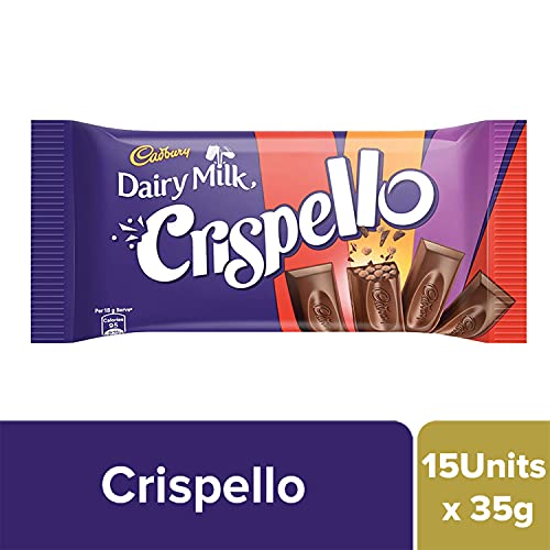 Cadbury Dairy Milk Crispello Chocolate Bar, 35g- Pack of 15 -  Chocolates in Sri Lanka from Arcade Online Shopping - Just Rs. 4839!