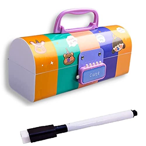 BTOS Compass Box for Kids - Password Protection School Kids Pencil Box Stationary Set with Different compartments for Storage of Kids,Boys,Girls, Essentials (Multicolor) -  Pencil Cases in Sri Lanka from Arcade Online Shopping - Just Rs. 5314!