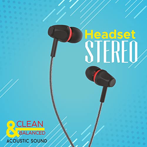 Bell BLHFK168 Wired Earphones with Mic, Powerful Hd Sound with Extreme Bass, Tangle Free Cable, Comfort in-Ear Fit, 10mm Drivers 3.5Mm Jack Compatible with Phone, Laptop & MP3 Device (BLHFK168-Black) -  Earphones in Sri Lanka from Arcade Online Shopping - Just Rs. 2978!