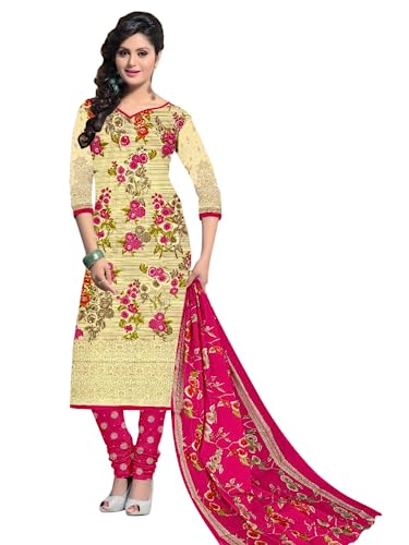 JB PRINT Cotton Printed Unstitched Dress Material with Dupatta For Women Quality Fabric- Pack of 1- Dark Pink -  Shalwar Materials in Sri Lanka from Arcade Online Shopping - Just Rs. 6428!