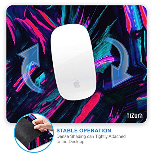 Tizum Mouse Pad - Computer Mouse Mat with Anti-Slip Rubber Base & Smooth Mouse Control with Spill-Resistant Surface for Laptop, Notebook, MacBook Pro, Gaming Computer (9.4 * 7.9 Inches), Beta -  Mouse in Sri Lanka from Arcade Online Shopping - Just Rs. 2356!