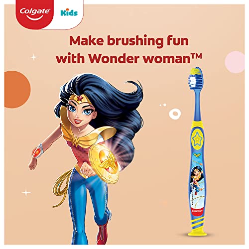 Colgate Kids Wonder Woman Extra- Soft Toothbrush (5+ Years) - 1 Pc (Pack of 3) -  Manual Toothbrushes in Sri Lanka from Arcade Online Shopping - Just Rs. 2197!