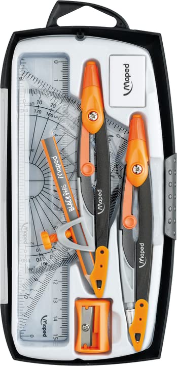 Maped Metal Open Compass - 9 Pcs Set - (Colors May Vary) -   in Sri Lanka from Arcade Online Shopping - Just Rs. 2280.99!