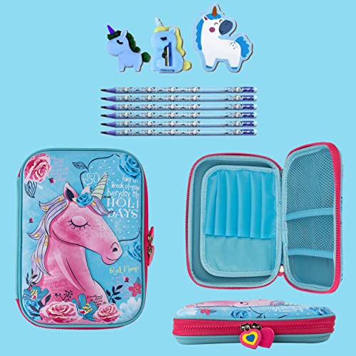 FUNVERSE® Blue 3D EVA Pencil Case for Girls - Pencil Pouch, New Kids Designer Pencil Pouch for Kids - Pencil Pouch for Kids (Blue) -   in Sri Lanka from Arcade Online Shopping - Just Rs. 2900!