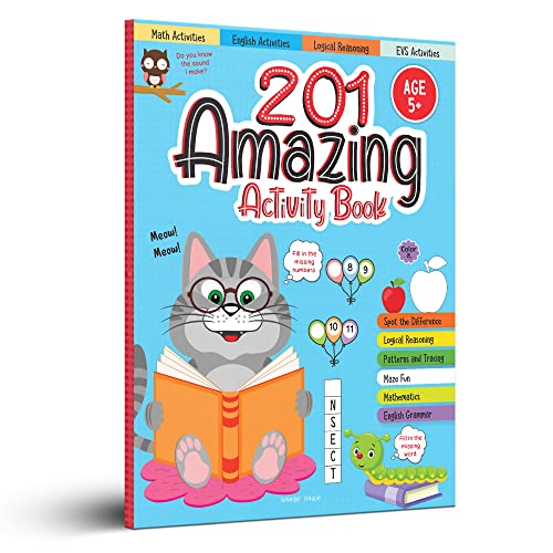 201 Amazing Activity Book Fun Activities and Puzzles For Children Spot The Difference Logical Reasoning Patterns and Tracing -  Kids Activity Books in Sri Lanka from Arcade Online Shopping - Just Rs. 1490!