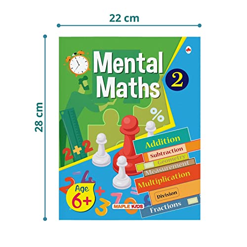 Mental Maths - Mathematics Activity Book 2 for class 2+, Age 6+ Years -  Kids Activity Books in Sri Lanka from Arcade Online Shopping - Just Rs. 1900!