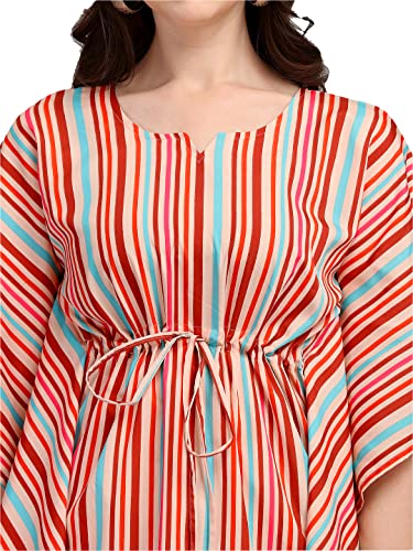 Preneum Women's Striped Regular Top (KFT-3_Red M) -  dresses in Sri Lanka from Arcade Online Shopping - Just Rs. 3899!