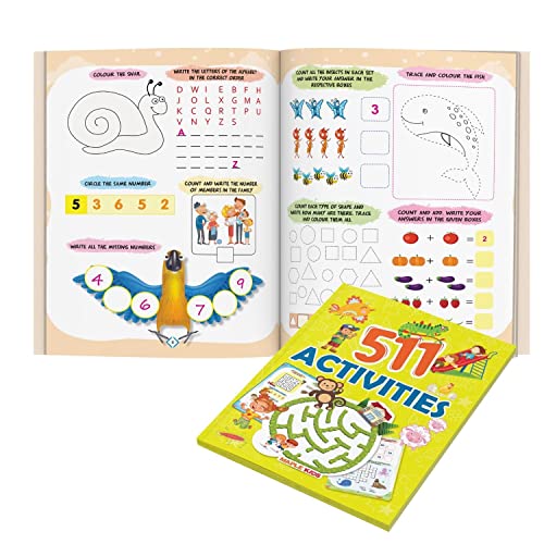 Brain Activity Book for Kids – 500+ Activities for Age 3+ -   in Sri Lanka from Arcade Online Shopping - Just Rs. 2590!