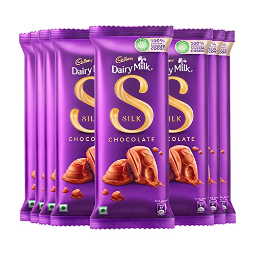 Cadbury Dairy Milk Silk Chocolate Bar, 60g (Pack of 8) -  Chocolates in Sri Lanka from Arcade Online Shopping - Just Rs. 5489!