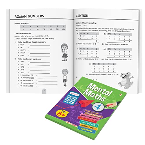 Mental Maths - Mathematics Activity Book 4 for class 4+, Age 8+ Years -  Kids Activity Books in Sri Lanka from Arcade Online Shopping - Just Rs. 1900!