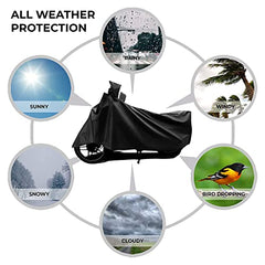Autofy Universal Bike Cover UV Protection & Dustproof Bike Body Cover for Two Wheeler Bike Scooter Scooty Activa (Black) -   in Sri Lanka from Arcade Online Shopping - Just Rs. 3500!