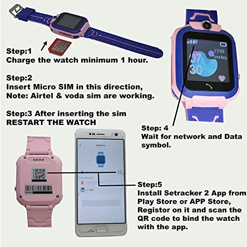 sekyo S2- Smart Kids LBS Location Tracking Watch with Voice Calling, SOS, Remote Monitoring, Camera, Geo-Fencing Function (Blue) -  kids smart watches in Sri Lanka from Arcade Online Shopping - Just Rs. 17272!