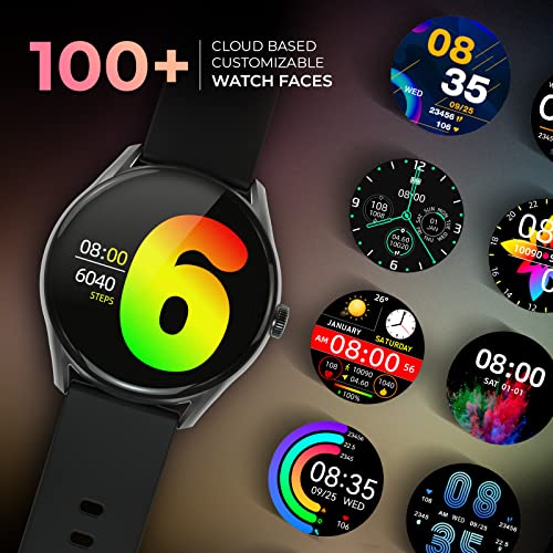beatXP Vega 1.43" (3.6 cm) Super AMOLED Display, One-Tap Bluetooth Calling Smart Watch, 1000 Nits Brightness, Fast Charging, 24 * 7 Health Monitoring (Electric Black) -  Smartwatches in Sri Lanka from Arcade Online Shopping - Just Rs. 12444!