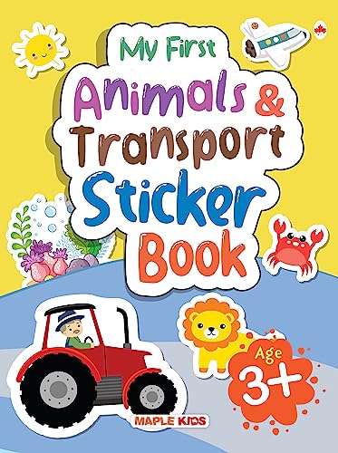 My First Sticker Book - Animals and Transport - Activity Book for Kids with 100+ stickers - Age 3+ -  Kids Activity Books in Sri Lanka from Arcade Online Shopping - Just Rs. 1590!