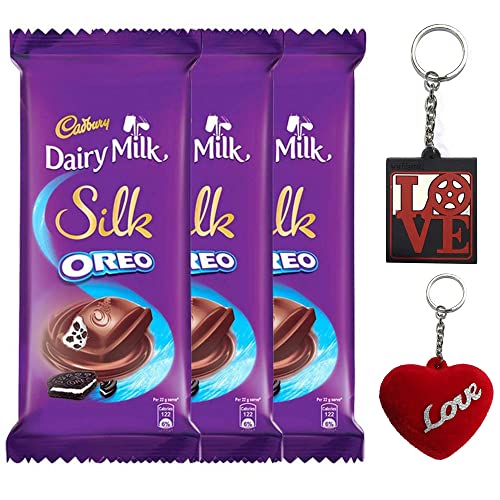 Cadbury Dairy Milk Silk Oreo Chocolate Bar, 130g (Pack of 3) with Indulge in a Rich, Smooth and Creamy Celebration -  Chocolates in Sri Lanka from Arcade Online Shopping - Just Rs. 5389!