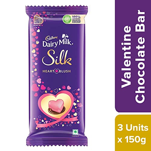 Cadbury Dairy Milk Silk Chocolate Bar, Pack of 3 x 150g -  Chocolates in Sri Lanka from Arcade Online Shopping - Just Rs. 5389!