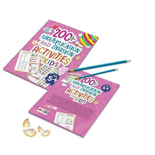 Math Activity Book for Kids - 200+ Multiplication and Division for Age 5+ Years -   in Sri Lanka from Arcade Online Shopping - Just Rs. 1890!