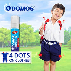 Shop in Sri Lanka for Odomos Mosquito Repellant Fabric Roll On - 8ml | Upto 8 Hrs Protection | Pediatrician Certified & Clinically Tested (Pack of 1) - Mosquito Repellent from Odomos - Shop at Selekt
