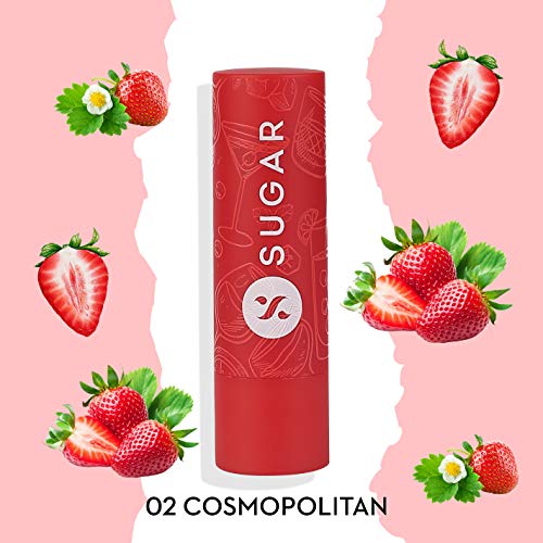 SUGAR Cosmetics - Tipsy Lips - Moisturizing Balm - 02 Cosmopolitan - 4.5 gms - Lip Moisturizer for Dry and Chapped Lips, Enriched with Shea Butter and Jojoba Oil -  Lip Balms in Sri Lanka from Arcade Online Shopping - Just Rs. 1818!