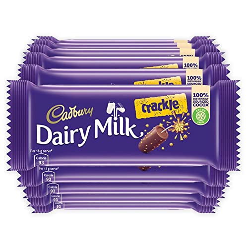Cadbury Dairy Milk Crackle Chocolate Bar, Pack of 10 x 36 g -  Chocolates in Sri Lanka from Arcade Online Shopping - Just Rs. 4689!