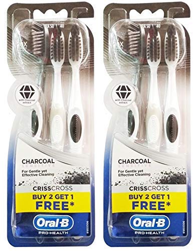 Oral-B Oral B Charcoal Sensitive Toothbrush - 3 Pieces (Extra Soft, Pack of 2) -  Manual Toothbrushes in Sri Lanka from Arcade Online Shopping - Just Rs. 2784!