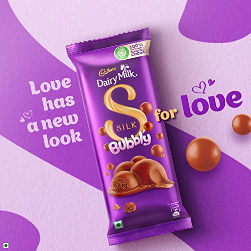 Cadbury Dairy Milk Silk Bubbly Chocolate bar, Pack of 3 x 120g -  Chocolates in Sri Lanka from Arcade Online Shopping - Just Rs. 4889!