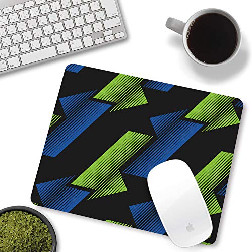 Tizum Mouse Pad/Computer Mouse Mat with Anti-Slip Rubber Base | Smooth Mouse Control | Spill-Resistant Surface for Laptop, Notebook, MacBook, Gaming, Laser/Optical Mouse, 9.4”x 7.9”, Green & Blue -  Mouse Pads in Sri Lanka from Arcade Online Shopping - Just Rs. 2417!