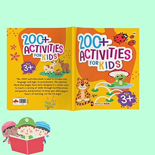 Brain Activity Book for Kids - 200+ Activities for Age 3+ -  Kids Activity Books in Sri Lanka from Arcade Online Shopping - Just Rs. 1900!