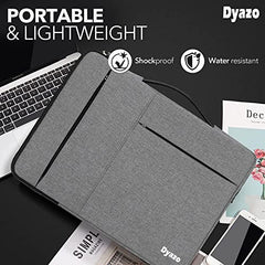 DYAZO 15.6 "1Inch Laptop Sleeve / Cover with Handle & Two Front Accessories Pockets Compatible for Apple, Dell, Lenovo, Asus, Hp, Samsung, Mi, MacBook and Other Notbooks (Grey) -   in Sri Lanka from Arcade Online Shopping - Just Rs. 3290!