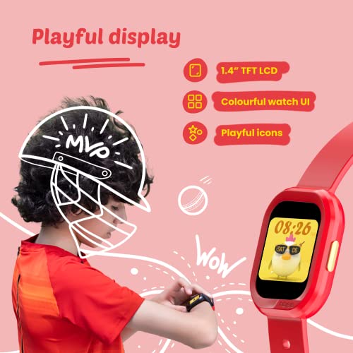 Noise Champ 2 Kids Smart Watch with Habit Building (Handwash, Brushing, etc), IP68 Waterproof, Activity Tracker, in-Built Games, School Mode. NoiseFit Sync App, for Boys and Girls (Mickey Black) -  kids smart watches in Sri Lanka from Arcade Online Shopping - Just Rs. 16656!