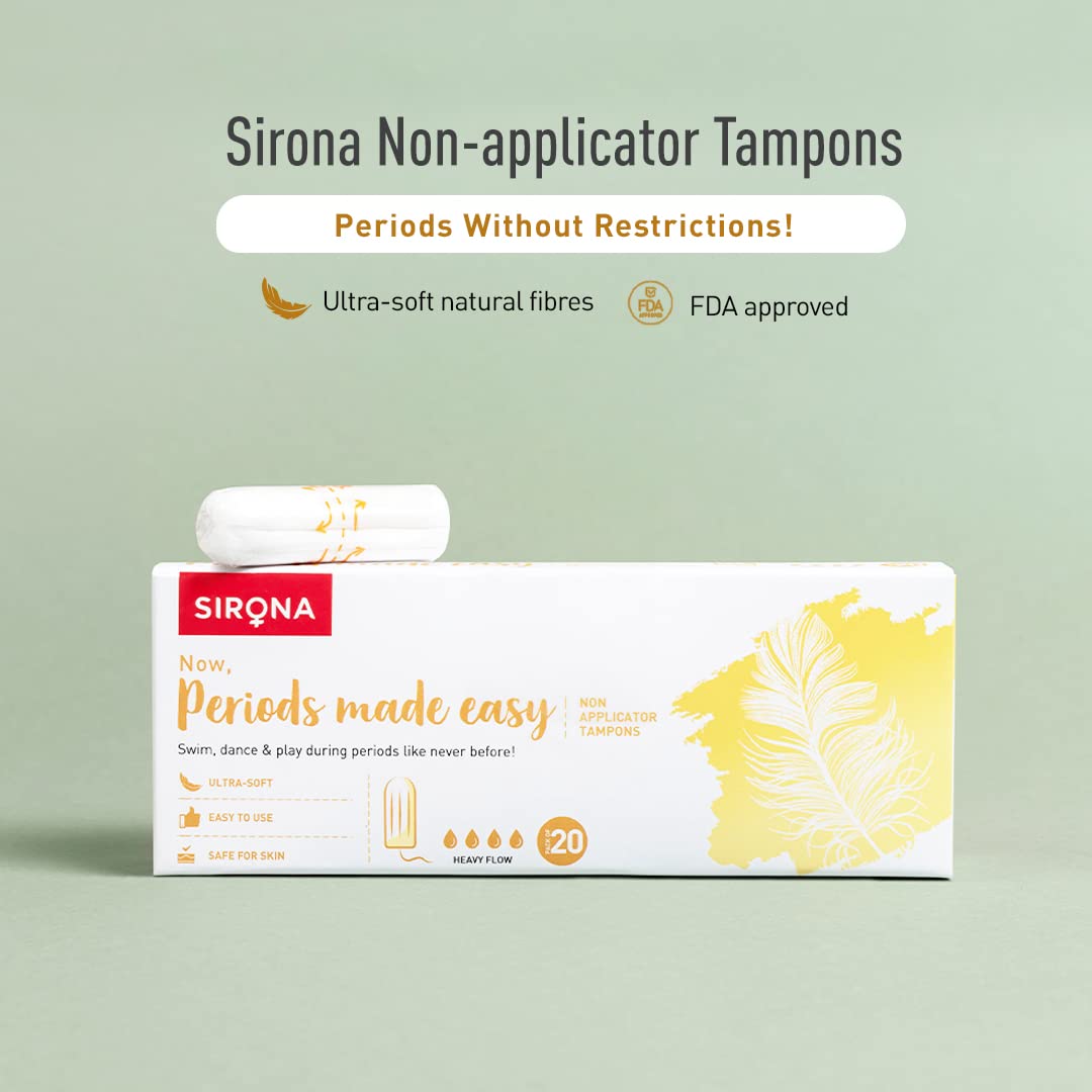 Sirona Heavy Flow Premium Digital Tampon - 20 Pieces -   in Sri Lanka from Arcade Online Shopping - Just Rs. 2360!